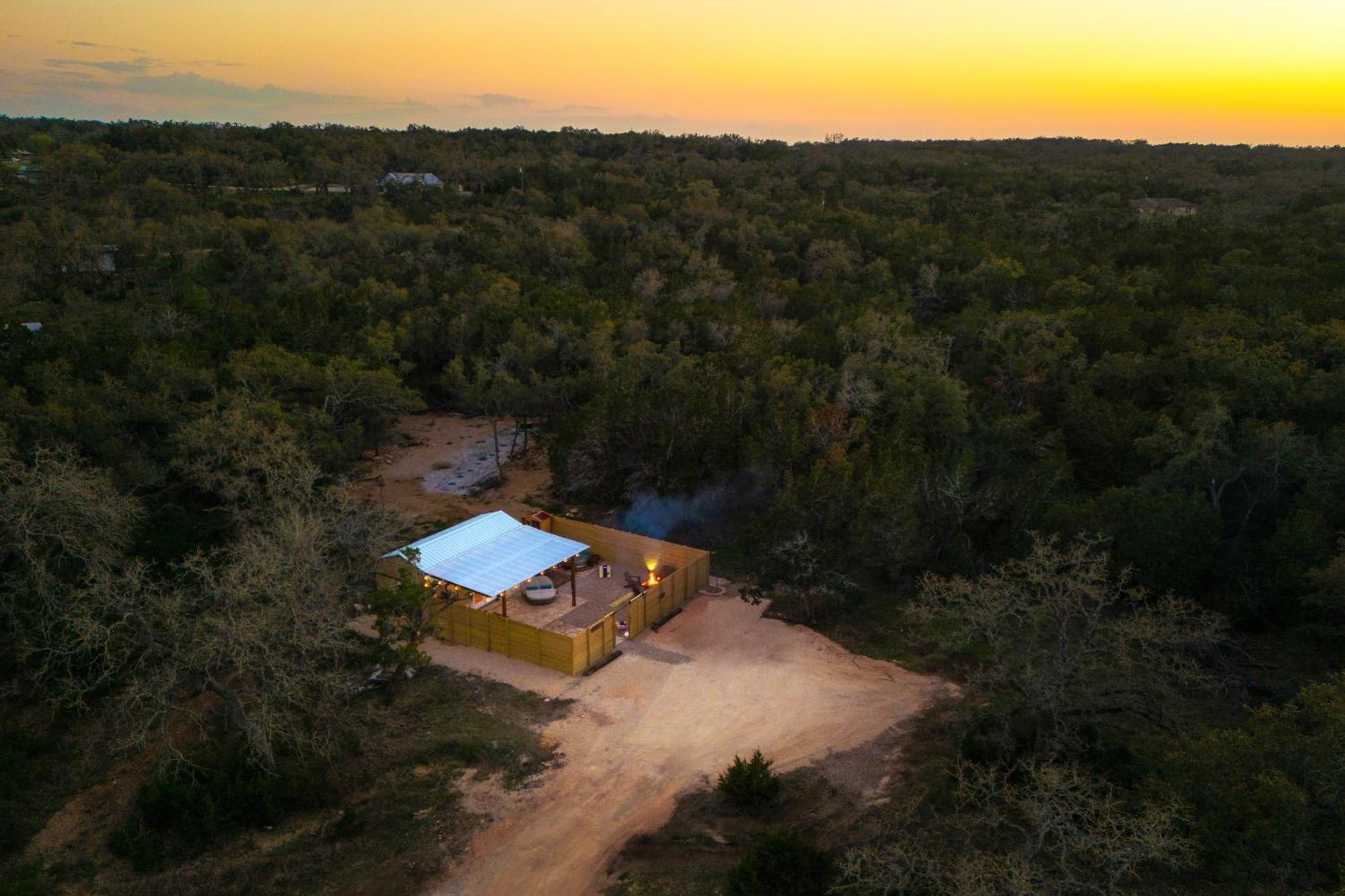 Romantic Luxury Retreat Hot Cold Pool & Sauna Wimberley Exterior foto