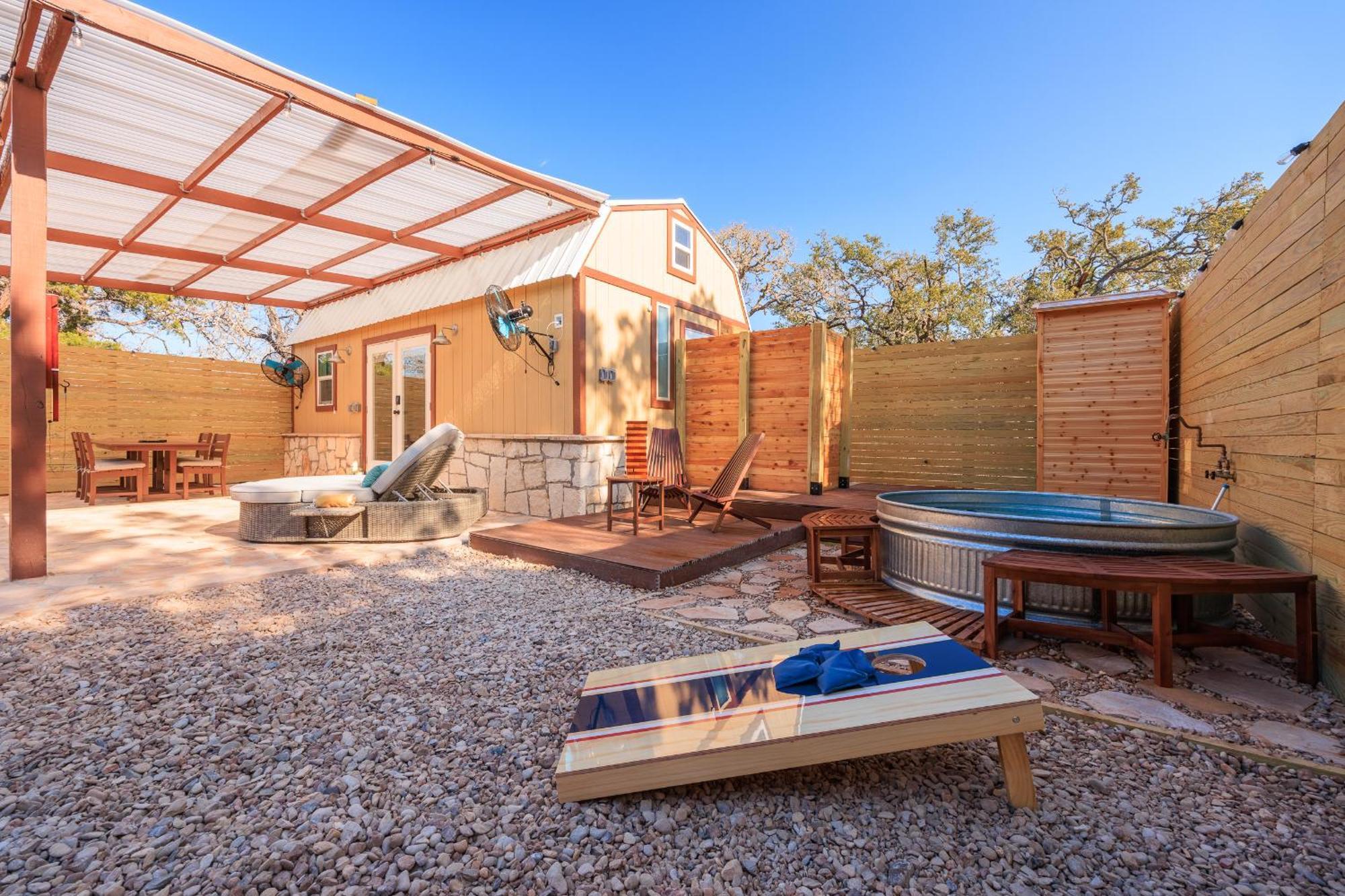 Romantic Luxury Retreat Hot Cold Pool & Sauna Wimberley Exterior foto